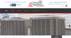 Desktop Screenshot of coolandheatfwb.com